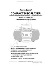 Lenoxx Sound BP-103 Operating Instructions Manual