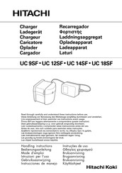 Hitachi UC 14SF Handling Instructions Manual