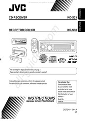 JVC KD-S33 Instructions Manual