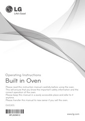 LG EA530S Operating Instructions Manual