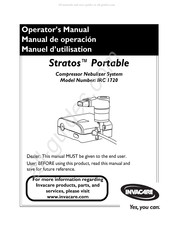 Invacare Stratos IRC 1720 Operator's Manual