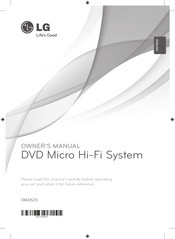 LG DM2820 Owner's Manual