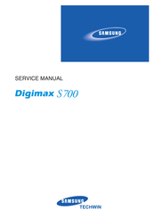 Samsung DIGIMAX S700 Service Manual