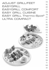 Tefal EASY GRILL Thermo-Spot ULTRA COMPACT Manual