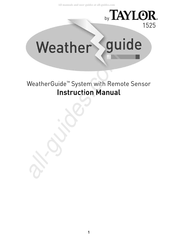 Taylor WeatherGuide 1525 Instruction Manual