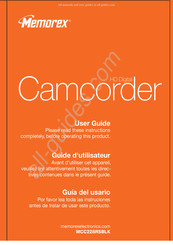 Memorex MCC228RSBLK - Camcorder - 720p User Manual