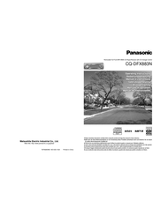 Panasonic CQ-DFX883N Operating Instructions Manual