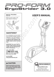 Pro-Form SR 30 User Manual