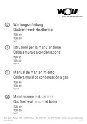 Wolf TGB-40 Maintenance Instructions Manual