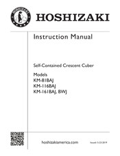 Hoshizaki KM-116BAJ Instruction Manual