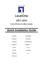 LevelOne WPC-0600 Quick Installation Manual