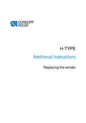 DURKOPP ADLER H-TYPE ECO Additional Instructions