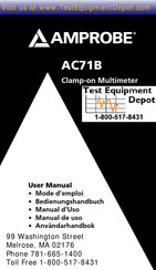 Amprobe AC71B User Manual