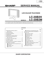 Sharp LC-20B2H Service Manual