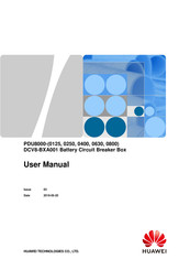 Huawei PDU8000-0250DCV8-BXA001 User Manual