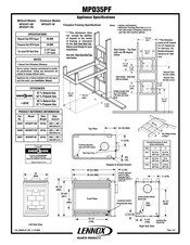 Lennox MPD35ST-PM Quick Start Manual