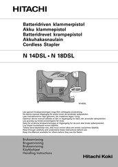 Hitachi N 14DSL Handling Instructions Manual