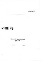 Philips GM 5605 Manual