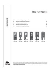 Jøtul F 366 Installation And Operating Instructions Manual