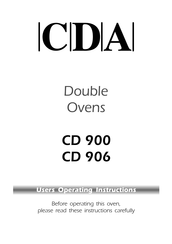Cda CD 900 User Operating Instructions Manual