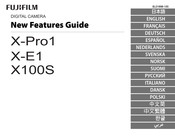 FujiFilm X-E1 New Features Manual