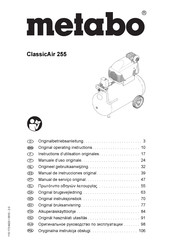 Metabo ClassicAir 255 Original Operating Instructions