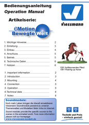 Viessmann 1591 Operation Manual