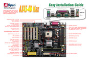 AOpen AX45-4D MAX Easy Installation Manual