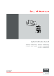 Barco VRWF-3200 System Installation Manual