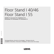 Loewe Floor Stand I 40 Installation Instructions Manual