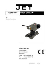 Jet JCOM-400T Operating Instructions Manual