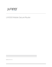 Juniper LN1000 - RELEASE NOTES 8-27-2010 User Manual