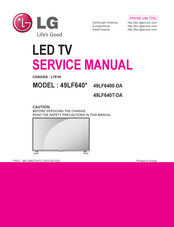 LG 49LF640T-DA Service Manual