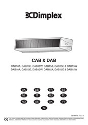 Dimplex CAB10W Installation And Operating Instructions Manual