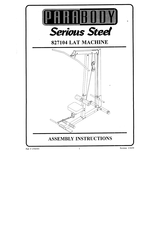 ParaBody Serious Steel 827104 Assembly Instructions Manual