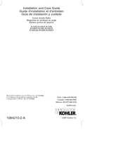 Kohler K-1161-F Installation And Care Manual