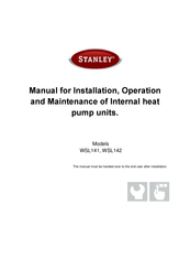 Stanley WSL142 Manual For Installation, Operation And Maintenance