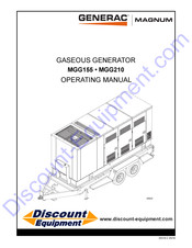 Generac Power Systems MGG210 Operating Manual
