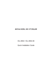 Planet IDL-4802-48 Quick Installation Manual