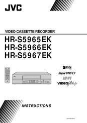 JVC HR-S5966EK Instructions Manual