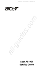 Acer AL1951 Service Manual