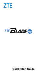 ZTE BLADE A6 Quick Start Manual