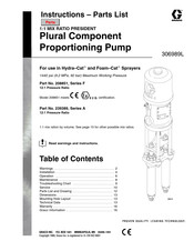 Graco SERIES F Instructions-Parts List Manual