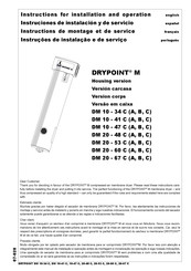 Beko DRYPOINT M DM 10 - 41 C Series Instructions For Installation And Operation Manual