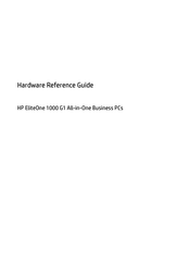 HP EliteOne 1000 G1 Hardware Reference Manual