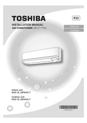 Toshiba RAS-18PKSG-T Installation Manual