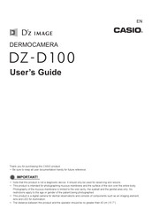 Casio D'Z IMAGE DERMOCAMERA DZ-D100 User Manual