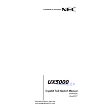 Nec UX5000 Manual