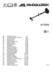 McCulloch MTO002 Operator's Manual