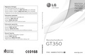 LG GT350 User Manual
